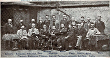Load image into Gallery viewer, Postcard of participants in the tournament Kaiser Jubilee Chess Tournament in Vienna in 1898