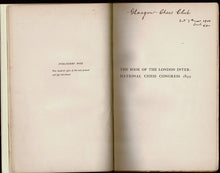 Load image into Gallery viewer, The Book of the London International Chess Congress 1899