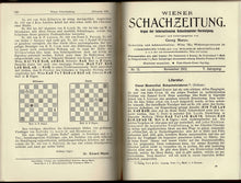 Load image into Gallery viewer, Wiener SchachZeitung. Organ fur das gesamte Schachleben Volume V (5)