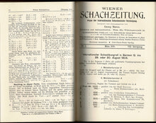Load image into Gallery viewer, Wiener SchachZeitung. Organ für das gesamte Schachleben Volume VIII (8)