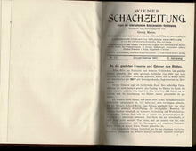 Load image into Gallery viewer, Wiener Schach-Zeitung. Organ fur das gesamte Schachleben Volume X (10)
