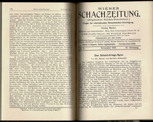 Load image into Gallery viewer, Wiener SchachZeitung. Organ fur das gesamte Schachleben Volume XI (11)