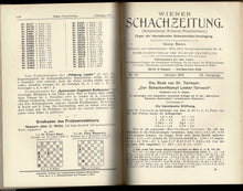 Load image into Gallery viewer, Wiener Schach-Zeitung. Organ fur das gesamte Schachleben Volume XII (12)