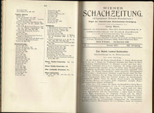 Load image into Gallery viewer, Wiener Schach-Zeitung. Organ fur das gesamte Schachleben Volume XIII (13)