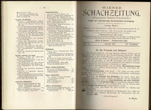 Load image into Gallery viewer, Wiener Schach-Zeitung. Organ für das gesamte Schachleben Volume XV (15)
