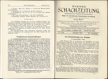 Load image into Gallery viewer, Wiener Schach-Zeitung. Organ fur das gesamte Schachleben, Volume XVI (16)