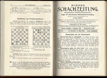 Load image into Gallery viewer, Wiener SchachZeitung. Organ fur das gesamte Schachleben, Volume XVII (17)