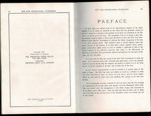 Load image into Gallery viewer, The Book of the New York International Chess Tournament 1924, Containing the Authorized Account of the 110 Games Played March-April 1924