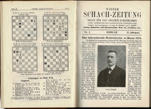 Load image into Gallery viewer, Wiener Schach-Zeitung. Organ für das gesamte Schachleben Volume Volume II (2)