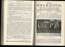 Load image into Gallery viewer, Wiener Schach-Zeitung. Organ fur das gesamte Schachleben Volume V (5)