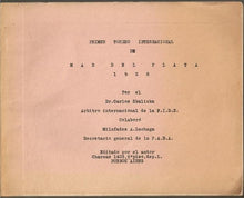 Load image into Gallery viewer, Primer Torneo Internacional de Mar del Plaza 1928