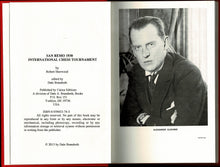 Load image into Gallery viewer, San Remo 1930 International Chess Tournament