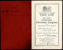 Load image into Gallery viewer, Hastings and St Leonards Twenty-Fifth Annual International Christmas Congress Programme