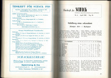 Load image into Gallery viewer, Tidskrift för Schack, Volume 56
