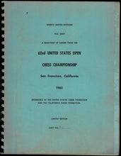 Load image into Gallery viewer, A selection of games from the 62nd United States Open Chess Championship, San Francisco, California 1961