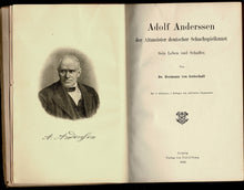 Load image into Gallery viewer, Adolf Anderssen, Der Altmeister Deutscher Schachspielkunst Sein Leben Und Schaffen