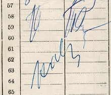 Load image into Gallery viewer, 1960 Gran Torneo Internacional Sequicentenario Federacio Argentina de Ajedrez Score sheet between Laszlo Szabo and Mark Taimanov