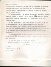 Load image into Gallery viewer, Letter to Burt Hochberg