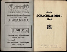 Load image into Gallery viewer, Grob's Schachkalender 1946
