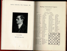 Load image into Gallery viewer, The book of the Hastings International Masters' Chess Tournament, 1922;: Containing all the games played with annotations by the winner, A. Alekhine, . account of the tournament by Sir G. A. Thomas