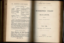Load image into Gallery viewer, The Huddersfield College Magazine Volume VII and VIII