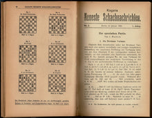 Load image into Gallery viewer, Kagan's Neueste Schachnachrichten Schachzeitung, Volume 1
