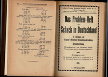 Load image into Gallery viewer, Kagan's Neueste Schachnachrichten Schachzeitung, Volume 1