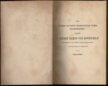 Load image into Gallery viewer, Der Erste Wiener Internationale Schachcongress im Jahre 1873