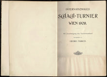 Load image into Gallery viewer, Internationales Schachturnier Wien 1908