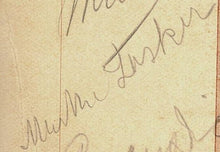 Load image into Gallery viewer, Menu card from February 9, 1929 to commemorate Lasker's 60th birthday