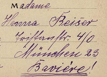 Load image into Gallery viewer, Postcard to Johanna (Hanna) Reiser