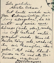 Load image into Gallery viewer, Postcard to G. C. A. Oskam