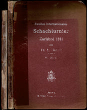 Load image into Gallery viewer, Das Zweite Internationale Schachturnier in Karlsbad 1911
