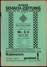Load image into Gallery viewer, Wiener Schach-Zeitung. Organ fur das gesamte Schachleben Volume XXXIV (34)