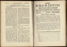 Load image into Gallery viewer, Wiener Schach-Zeitung. Organ fur das gesamte Schachleben Volumes XXXII (32) and XXXIII (33)