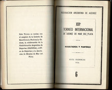 Load image into Gallery viewer, XIXº Torneo International de Ajedrez de Mar del Plata (Daily Bulletins)