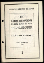 Load image into Gallery viewer, XX° Torneo Internacional de Ajedrez Mar del Plata (Daily Bulletins)