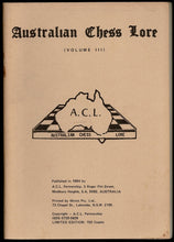 Load image into Gallery viewer, Australian Chess Lore