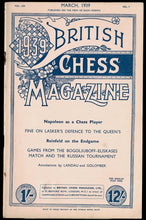Load image into Gallery viewer, British Chess Magazine LIX (59)