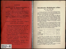 Load image into Gallery viewer, Internationales Meisterturnier in Bern vom 1 bis 7 Marz 1925