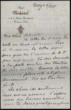 Load image into Gallery viewer, Letter to Olga Evgenyevna Choubaroff