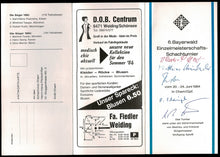 Load image into Gallery viewer, 6th Bayerwald Einzelmeisterschafts-Schachturnier (Individual Championship) 1984 "Program"