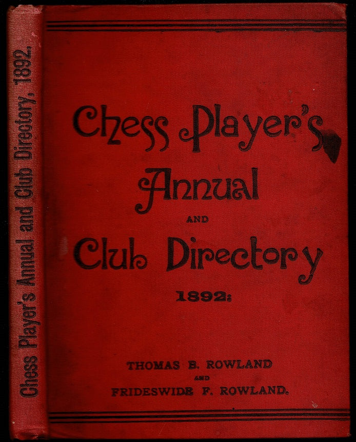 Chess players' annual and club directory 1892