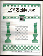 Load image into Gallery viewer, l'echiquier: Revue Internationale d'Echecs, Tome II