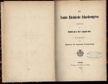 Load image into Gallery viewer, Der Neunte Rheinische Schachcongress abgehalten zu Crefeld am 4. bis 7. August 1871