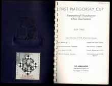 Load image into Gallery viewer, Program for the First Piatigorsky Cup: International Grandmaster Chess Tournament July 2 to 27, 1963