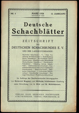 Load image into Gallery viewer, Deutsche Schachblatter, Volume 13