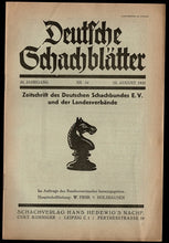 Load image into Gallery viewer, Deutsche Schachblatter, Volume 20