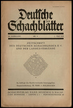Load image into Gallery viewer, Deutsche Schachblatter, Volume 20