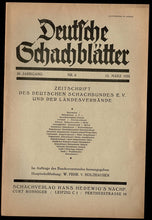Load image into Gallery viewer, Deutsche Schachblatter, Volume 20